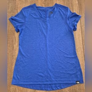 Womens The NorthFace FlashDry Nylon V Neck Shirt